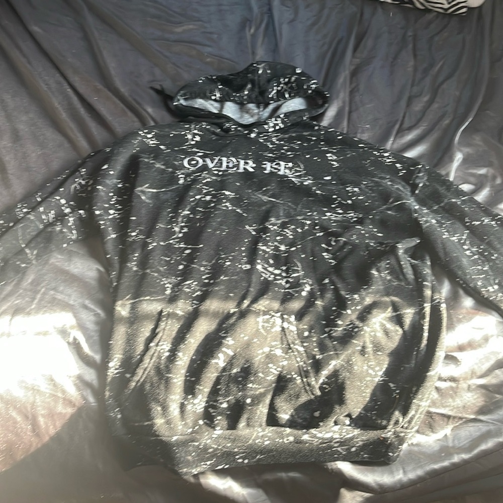 Rue 21 black and white over it hoodie